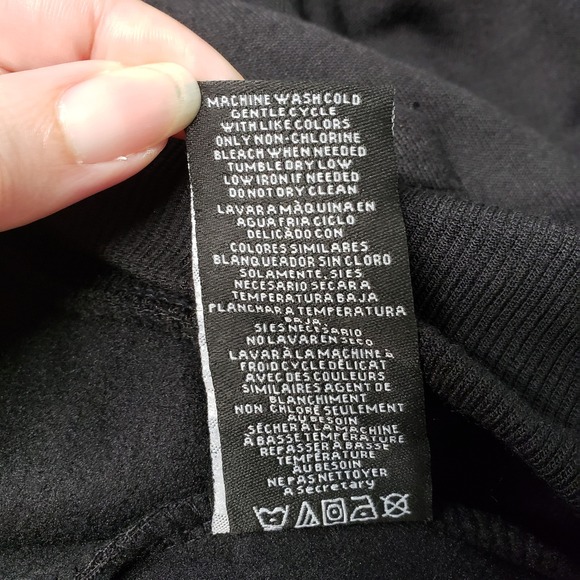 Members Only Spongebob Squarepants Hoodie Sweatshirt Mens Medium Black Oversized - Picture 15 of 16